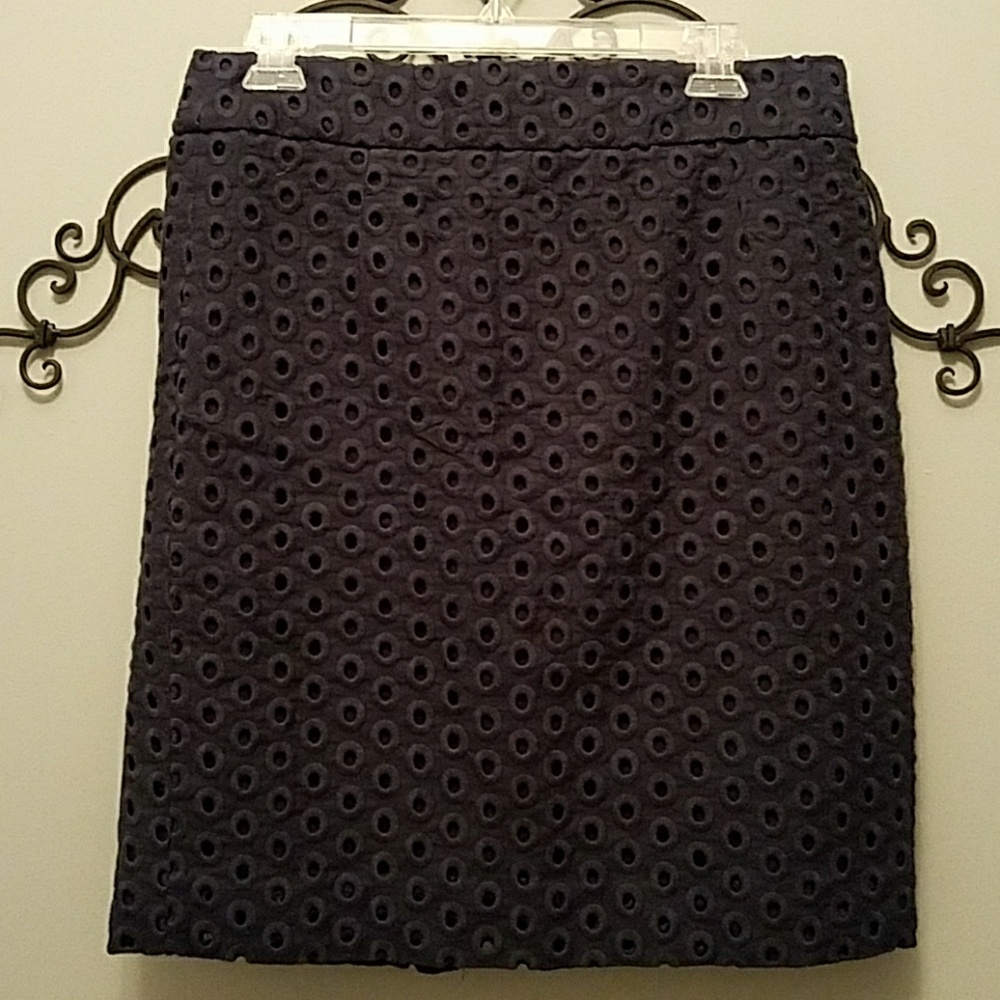 J. Crew size 8 eyelet skirt